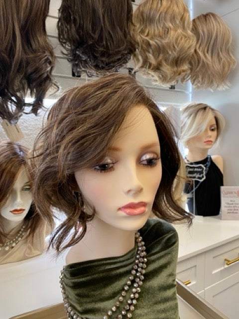 Los Angeles | Synthetic Lace Front Wig (Mono Part) |Dark Brown +HL