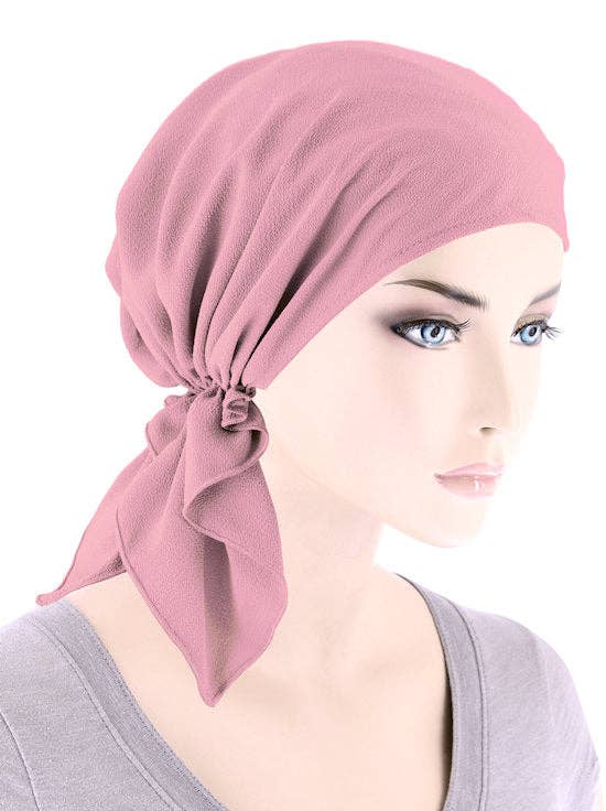 The Shorty Scarf Solid Rose