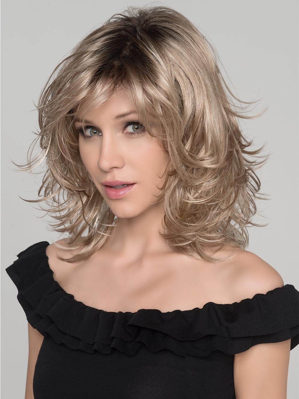 The perfect mid-length shag with wispy layers and just the right balance all over *STYLED IMAGE: Tousled hair finished with BeautiMark Stay & Hold Hairspray*