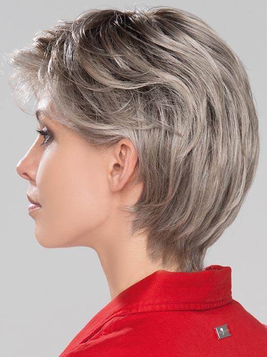 CITTA MONO by ELLEN WILLE in SILVER ROOTED 56.60.101 | Lightest Brown Blended with Grey and Pearl White with Pearl Platinum and Shaded Roots | DISCONTINUED COLOR