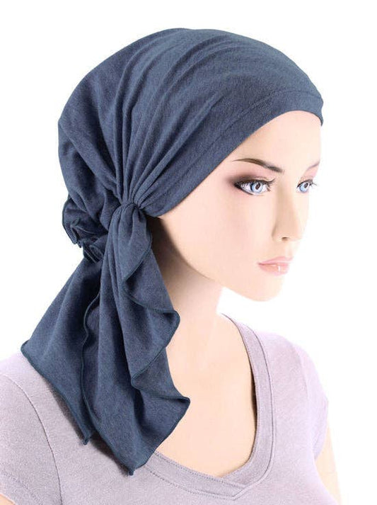The Bella Scarf Dark Denim