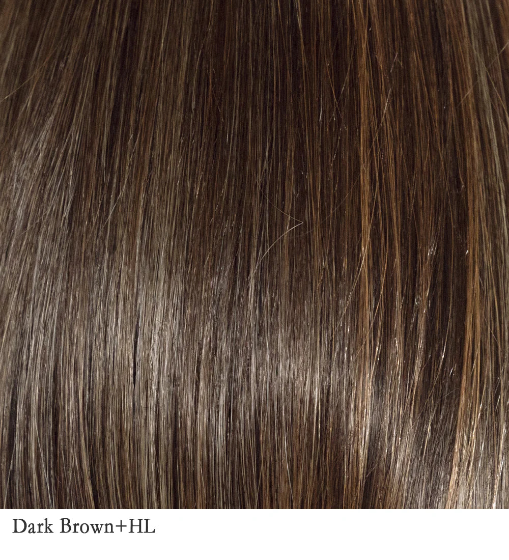 Los Angeles | Synthetic Lace Front Wig (Mono Part) |Dark Brown +HL