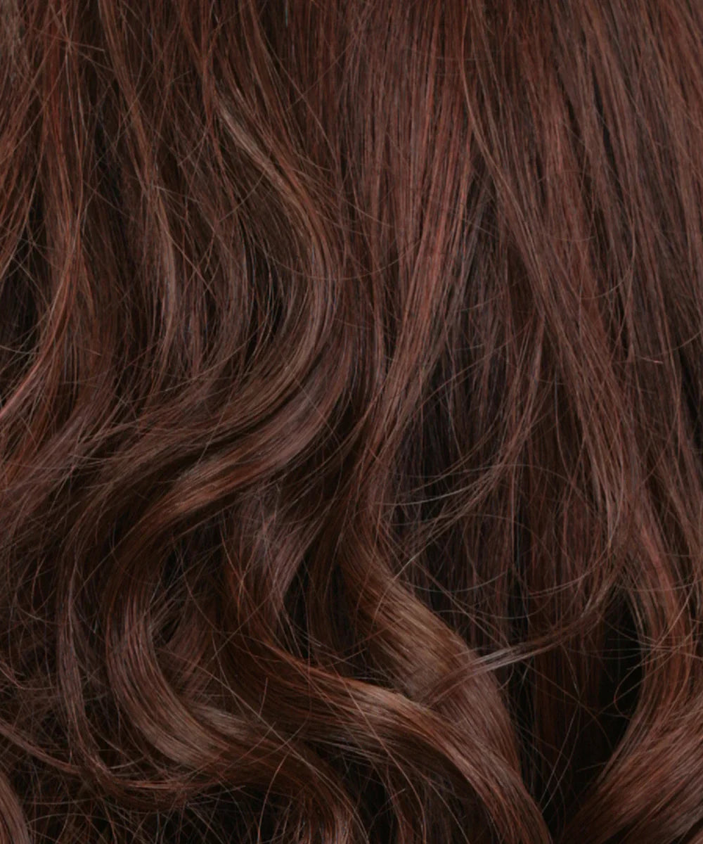 R4/33H - Dark Brown with Dark Auburn Highlights