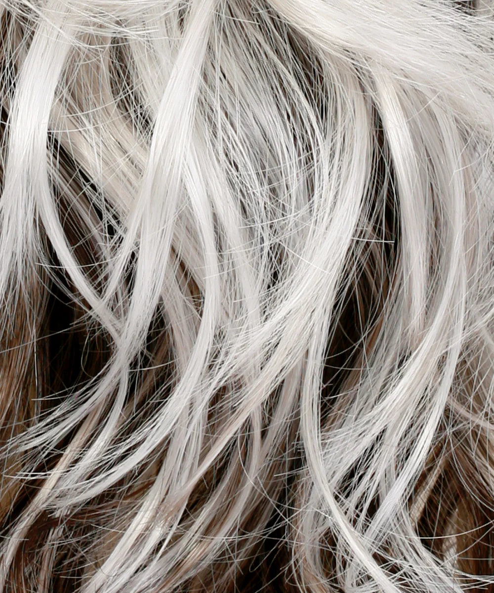 ICYSHADOW - Iced Blonde Dusted with Soft Sand & Golden Brown Roots with Golden Brown Underneath