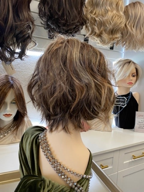 Los Angeles | Synthetic Lace Front Wig (Mono Part) |Dark Brown +HL