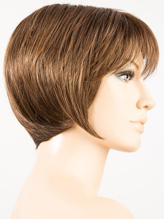 CHOCOLATE ROOTED 830.27.6 | Medium and Dark Brown with Light Auburn and Dark Strawberry Blonde Blend with Shaded Roots