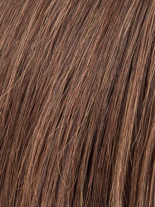 CHOCOLATE ROOTED 8.30.27 | Medium Brown and Light Auburn with Dark Strawberry Blonde Blend and Shaded Roots
