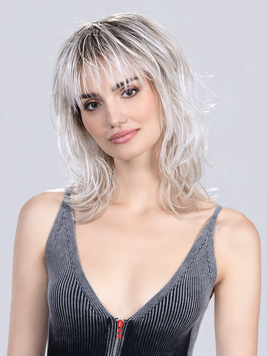 ENERGY by Ellen Wille in SILVER BLONDE ROOTED 60.15.61 | Pearl White and Light Ash Blonde with Pure White Blend and Shaded Roots
