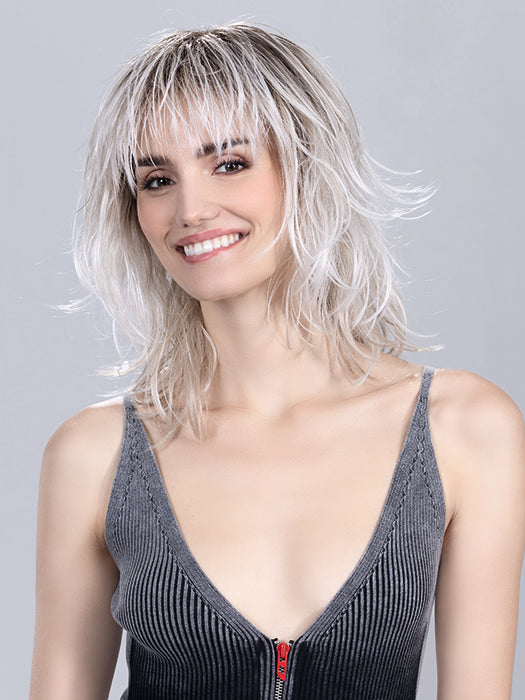ENERGY by Ellen Wille in SILVER BLONDE ROOTED 60.15.61 | Pearl White and Light Ash Blonde with Pure White Blend and Shaded Roots