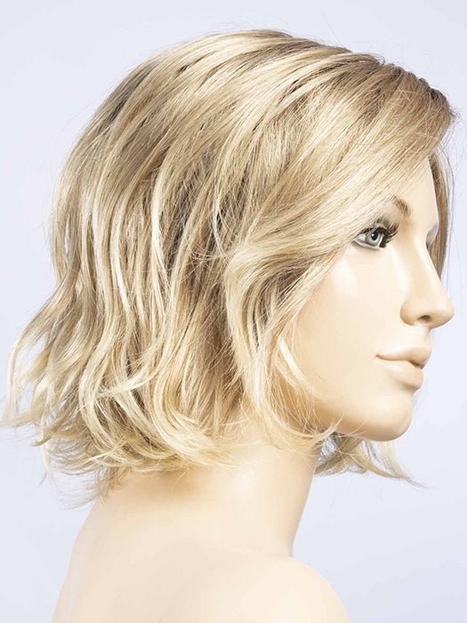BAHAMA BEIGE SHADED 16.25.20 | Medium Blonde and Lightest Golden Blonde with Light Strawberry Blonde Blend and Shaded Roots