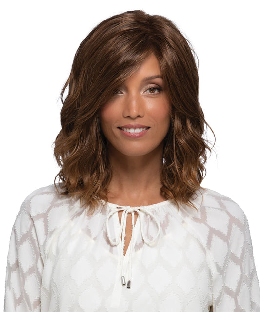 Front Lace Line Synthetic Wig Petite Berlin by Estetica Designs shown in RTH6/28